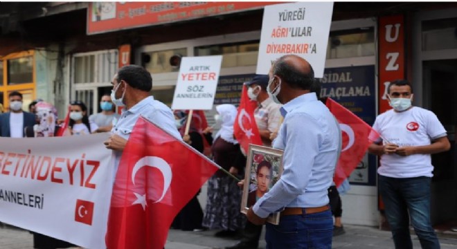 Diyarbakır Anneleri Ağrı'da PKK'yı lanetledi